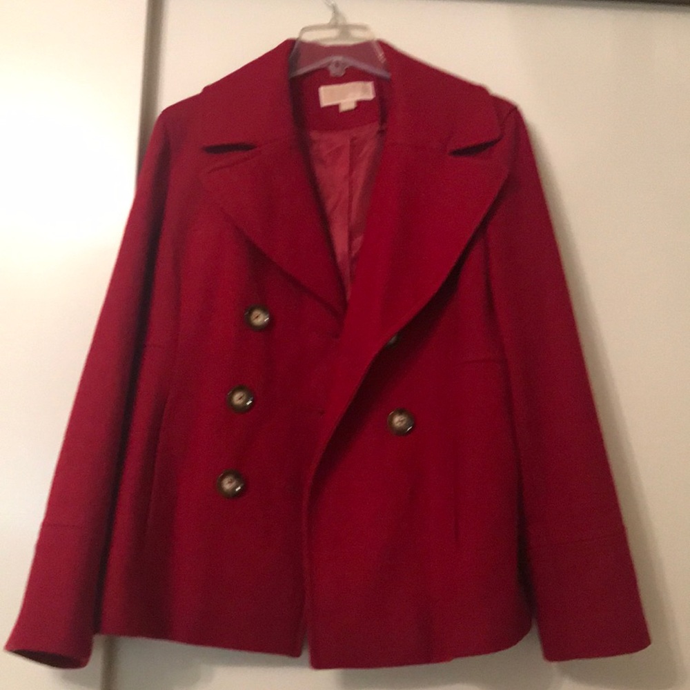 Red Michael Kors Coat